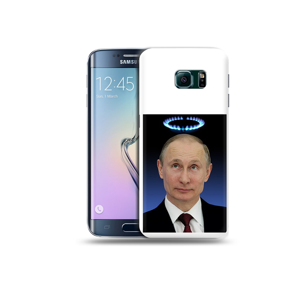 

Чехол MyPads Tocco для Samsung Galaxy S6 Edge святой газ, Прозрачный, Tocco