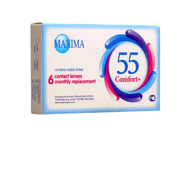 

Контактные линзы Maxima 55 UV на месяц asph 6 шт. R 8,9 -0,50/14,2