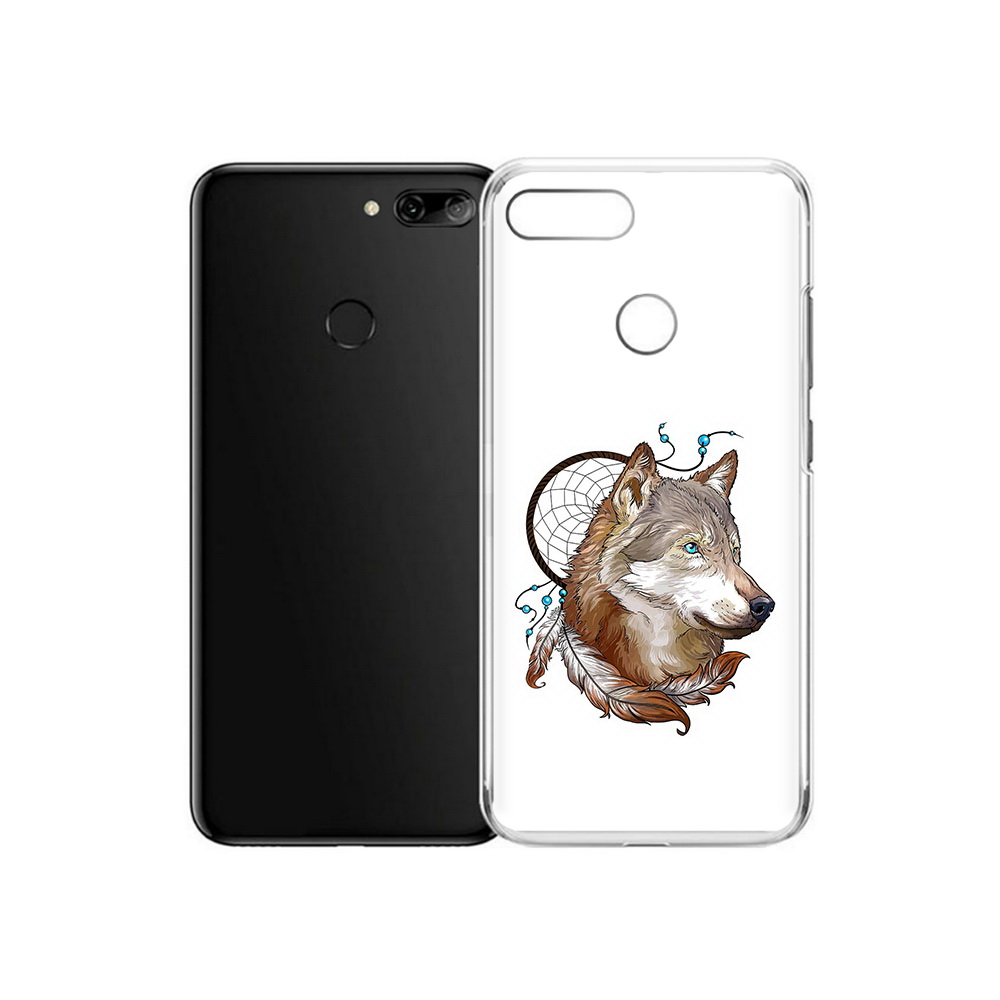 

Чехол MyPads Tocco для Alcatel 1S волк и ловец снов (PT227137.662.269), Прозрачный, Tocco
