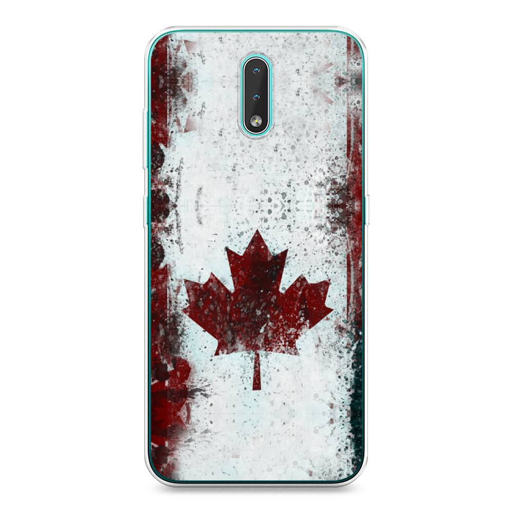 

Чехол Awog на Nokia 2.3 / Нокиа 2.3 "Канада", Белый;красный;черный, 123250-5