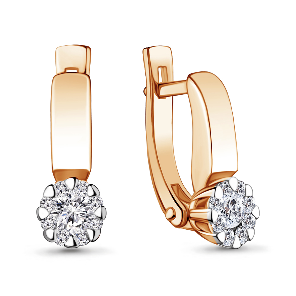 

Серьги из красного золота с бриллиантом Aquamarine Aquamarine 941458к_585_кз, 941458к_585_кз