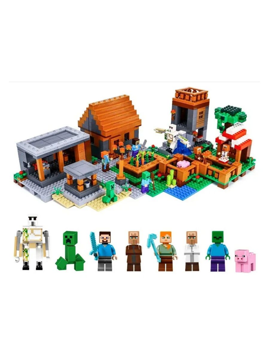 

Конструктор My World Minecraft Фермерский домик 8502, 1 180