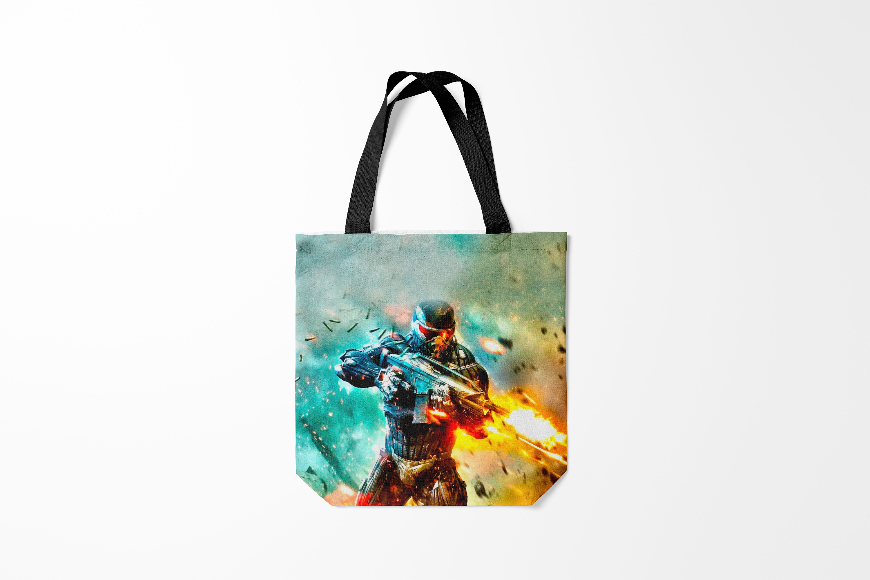 

Сумка шoппер унисекс Burnettie Игры CRYSIS, зеленый, Игры CRYSIS