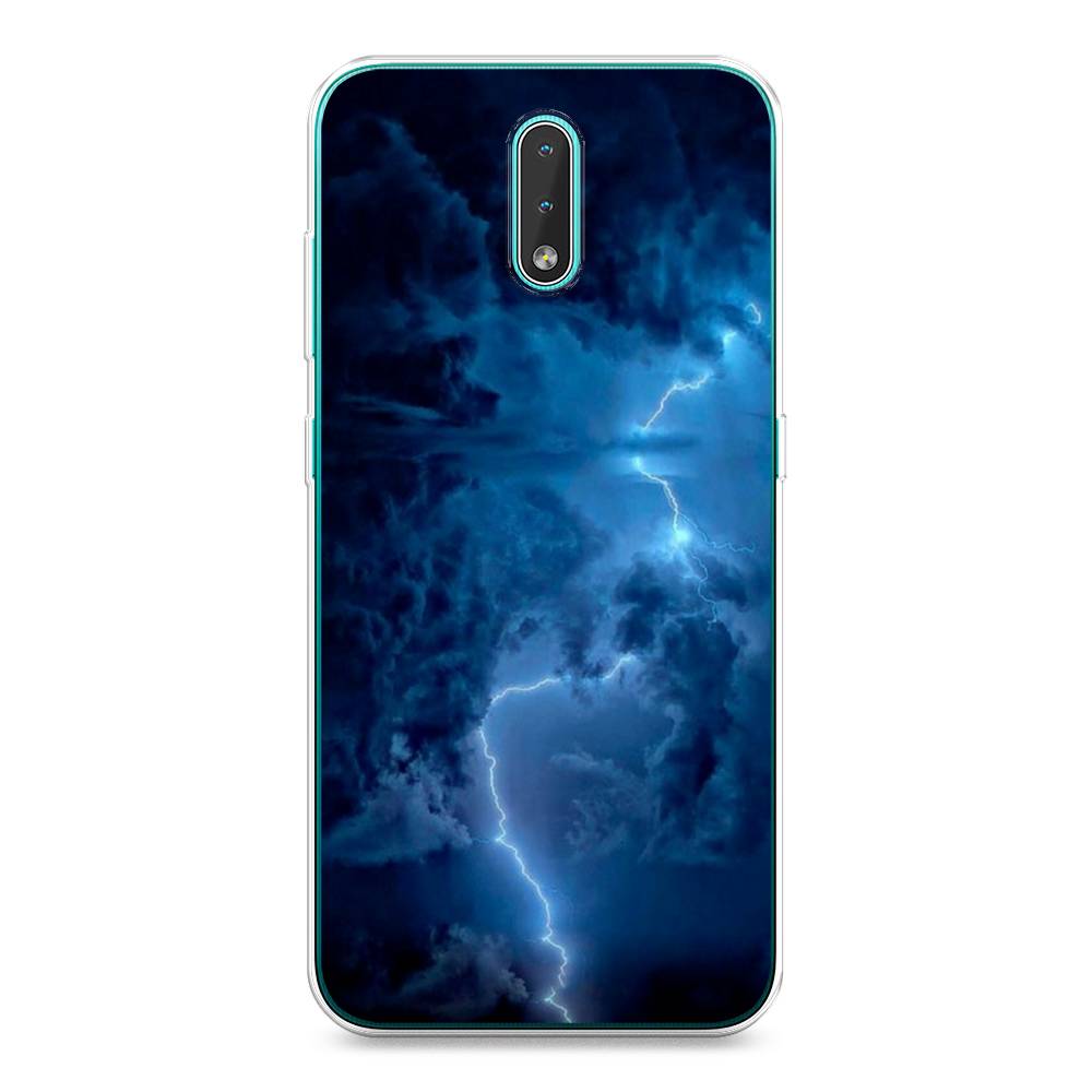 

Чехол Awog на Nokia 2.3 / Нокиа 2.3 "Молния", Синий, 123250-4