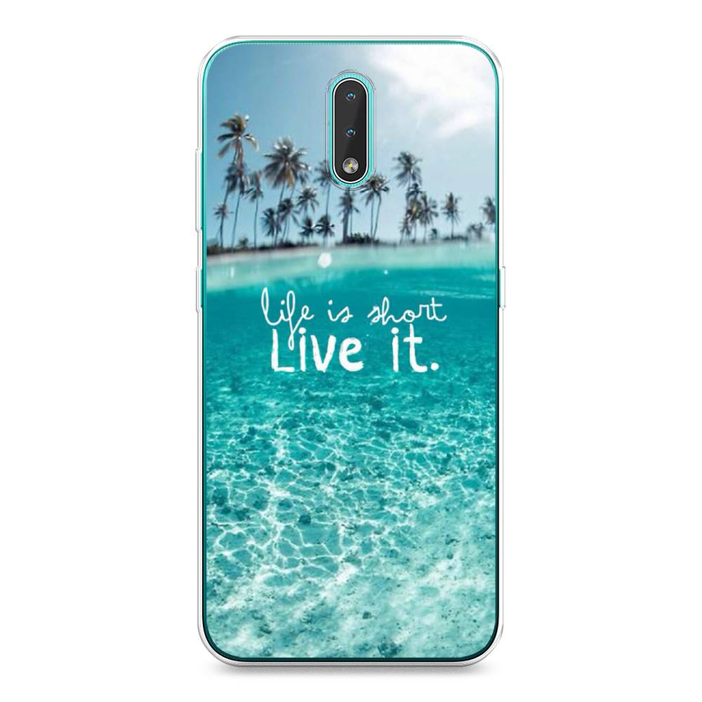 

Чехол Awog на Nokia 2.3 / Нокиа 2.3 "Live it", Розовый, 123250-7
