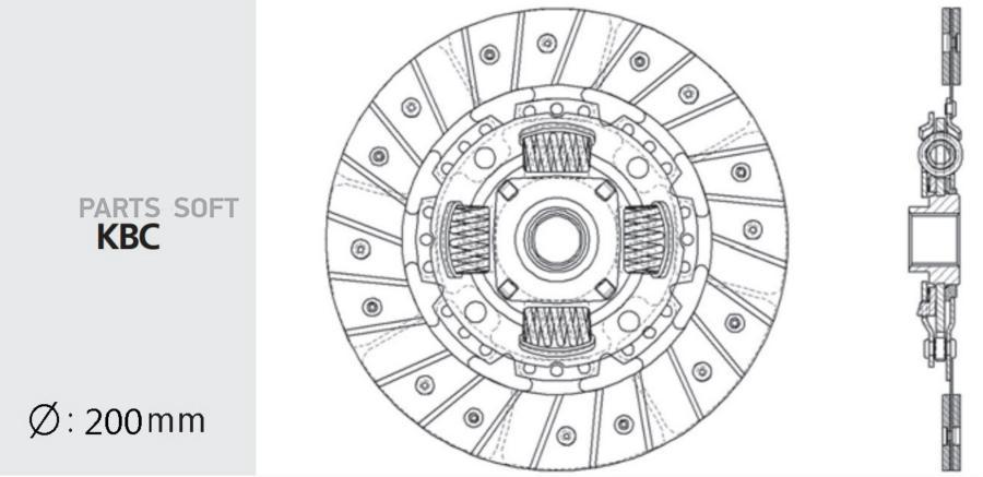 

Диск Сцепления Valeo phc арт. LD-02