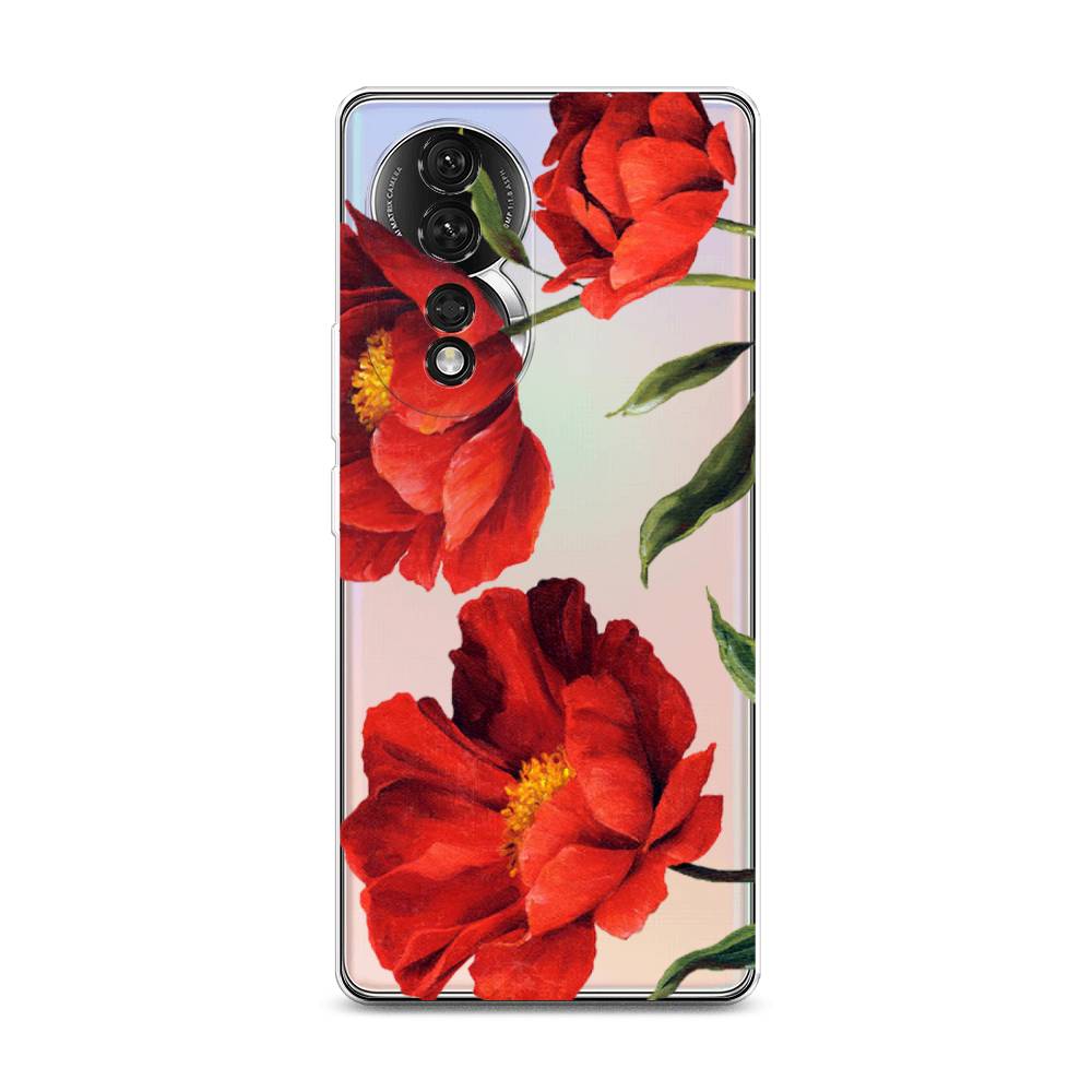 

Чехол Awog на Honor 80 "Красные маки", Красный, 6120350-8