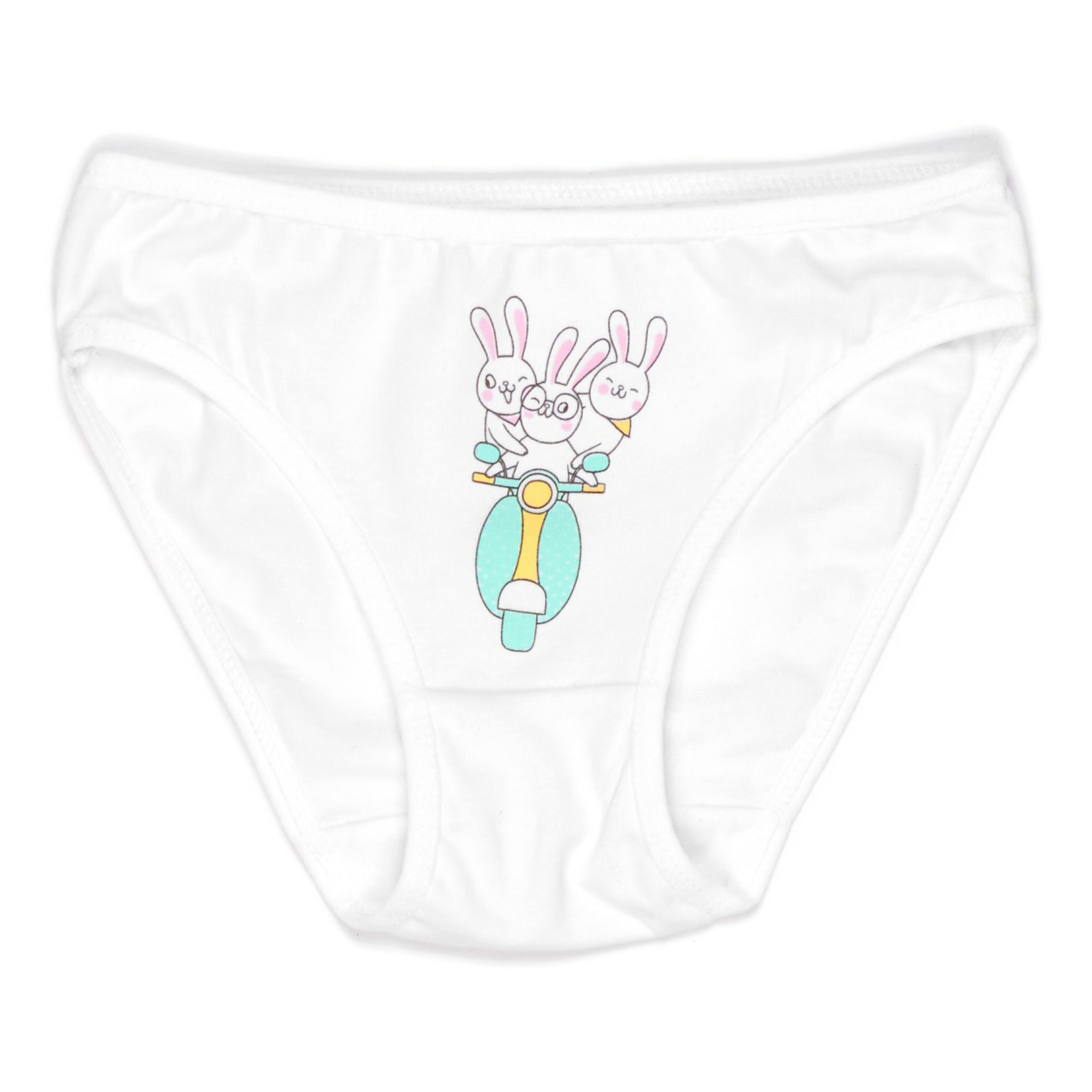 

Трусы детские, хлопок, 104, 1 шт, в ассортименте, Белый;розовый;бирюзовый;бежевый