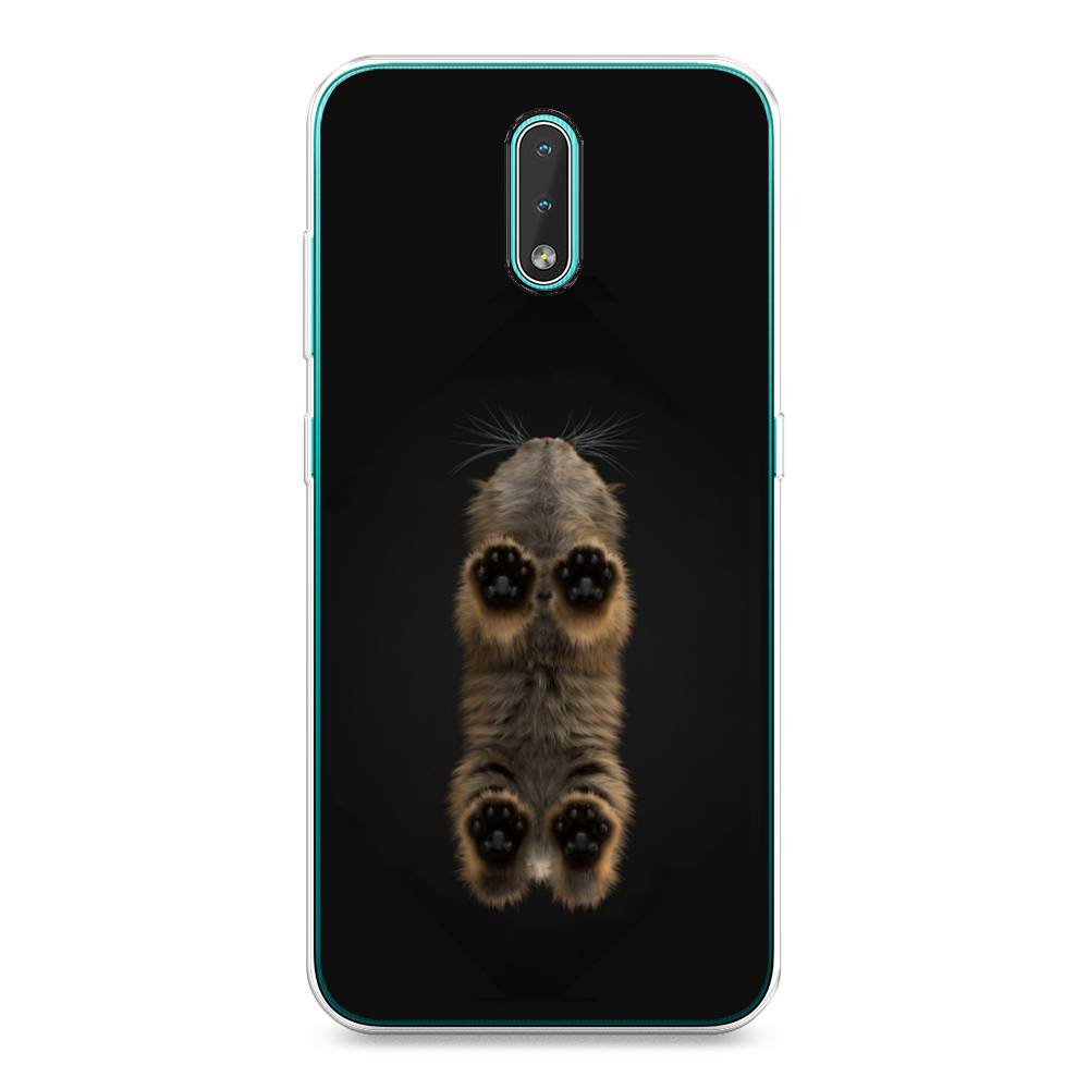 

Чехол Awog на Nokia 2.3 / Нокиа 2.3 "Кошачьи лапки", Черный, 123250-1