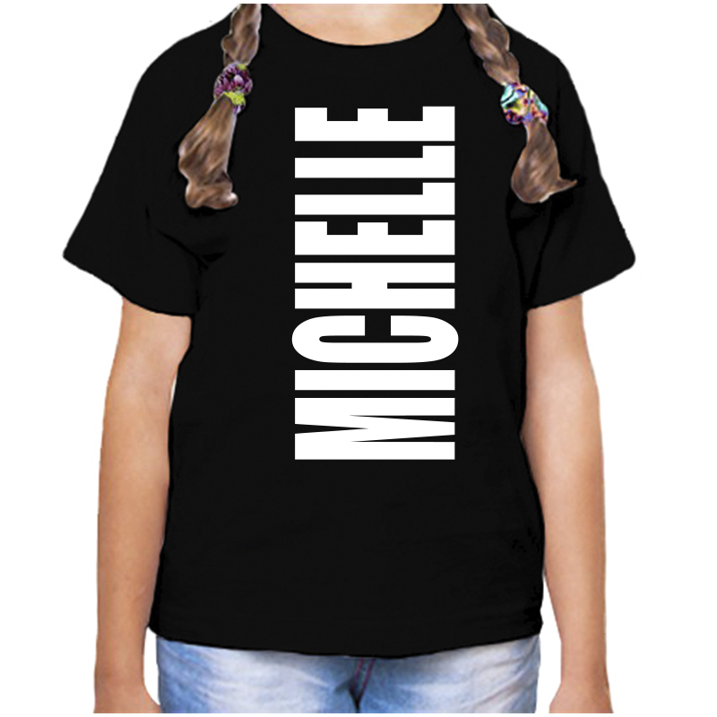 

Футболка девочке черная 34 р-р мишель, Черный, fdd_michelle