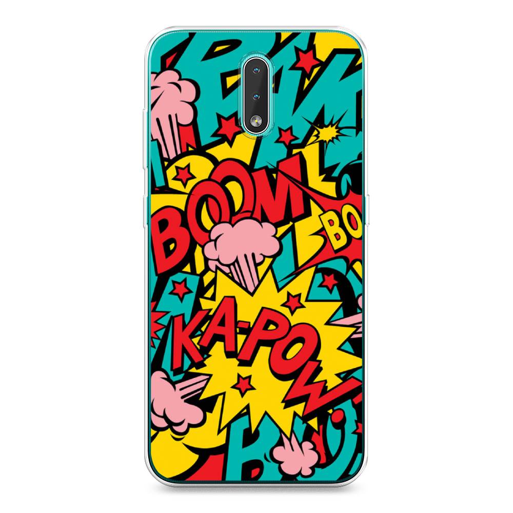 

Чехол Awog на Nokia 2.3 / Нокиа 2.3 "Постер pop art", Голубой;желтый;красный, 123250-9