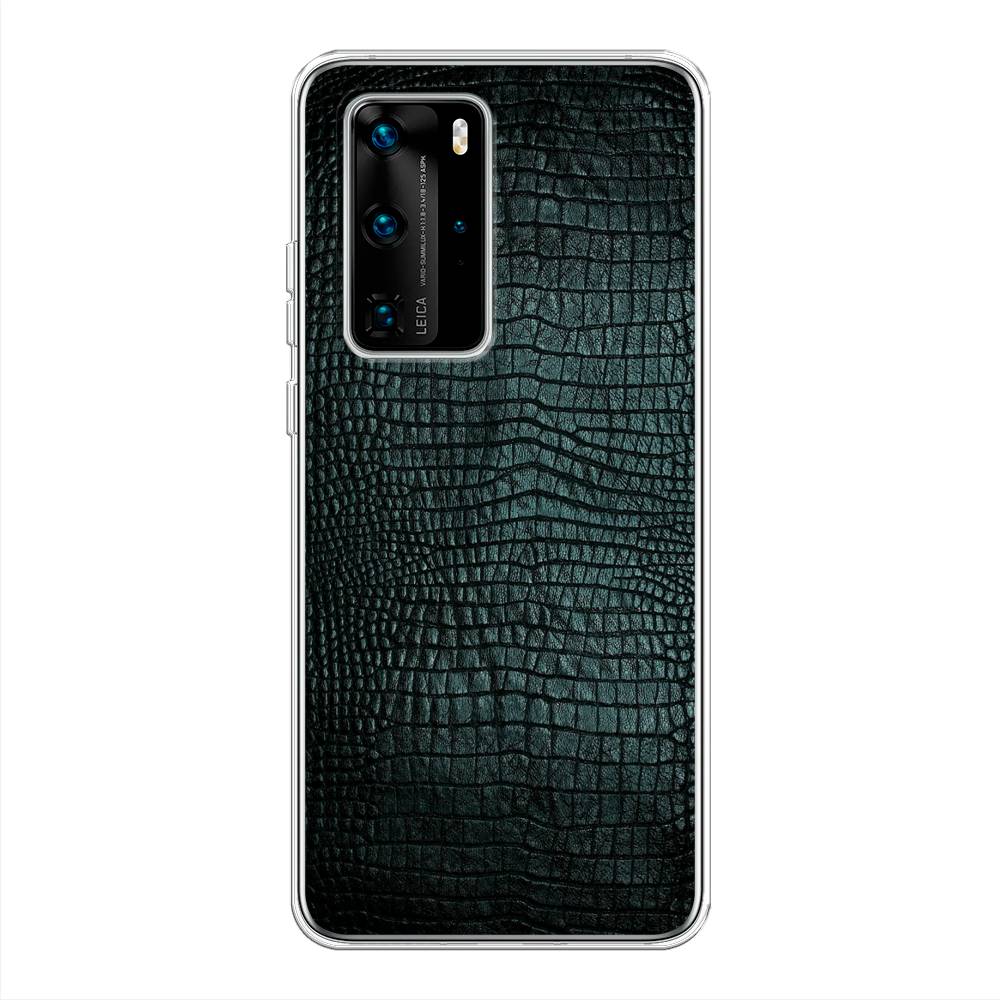 

Чехол Awog на Huawei P40 Pro "Черная змея", Черный;серый;голубой, 610950-3