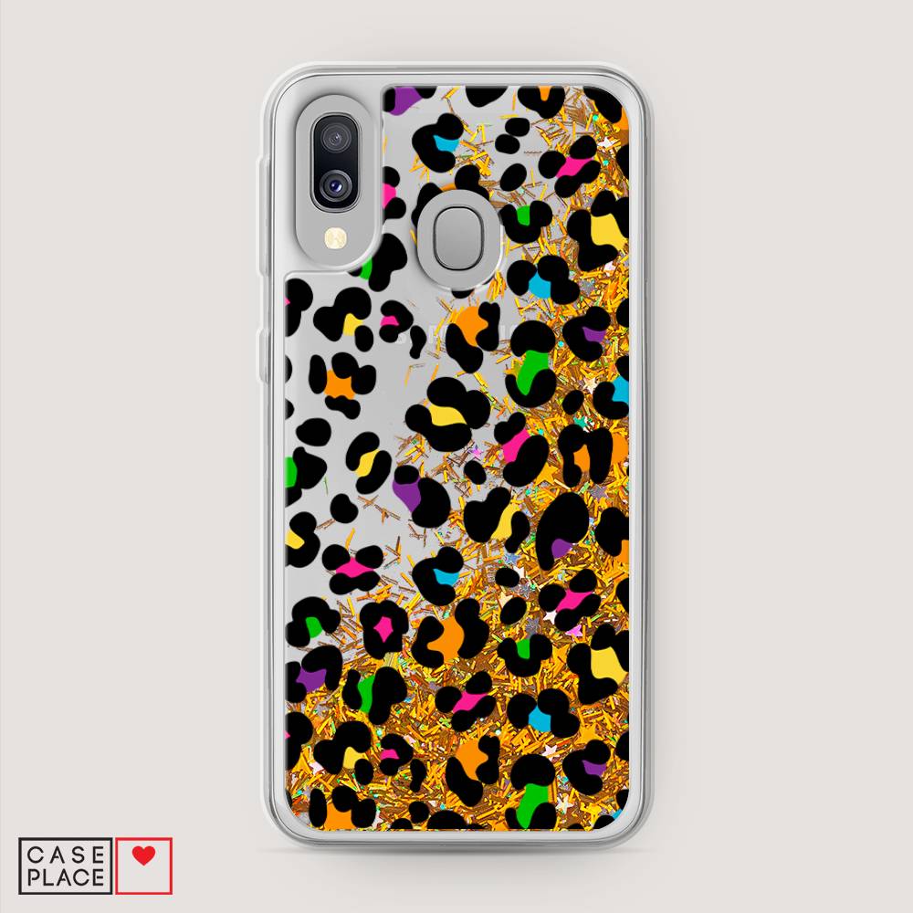 

Чехол Awog на Samsung Galaxy A40 "Яркий леопард", Разноцветный, 28090-1