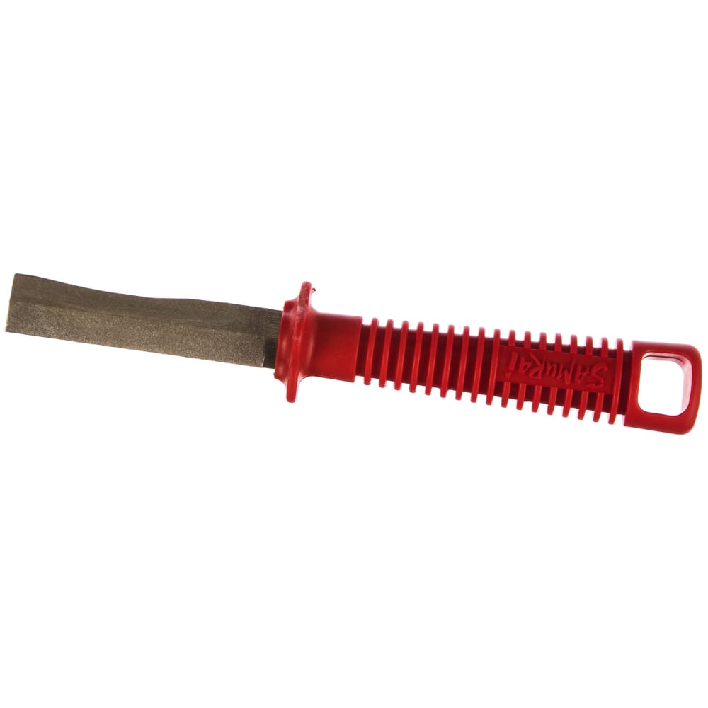 Абразивный ромбовидный напильник для заточки зубьев пил и ножовок SAMURAI DFH-70 samurai напильник абразивн полукругл для заточки секаторов и ножниц dfm 76