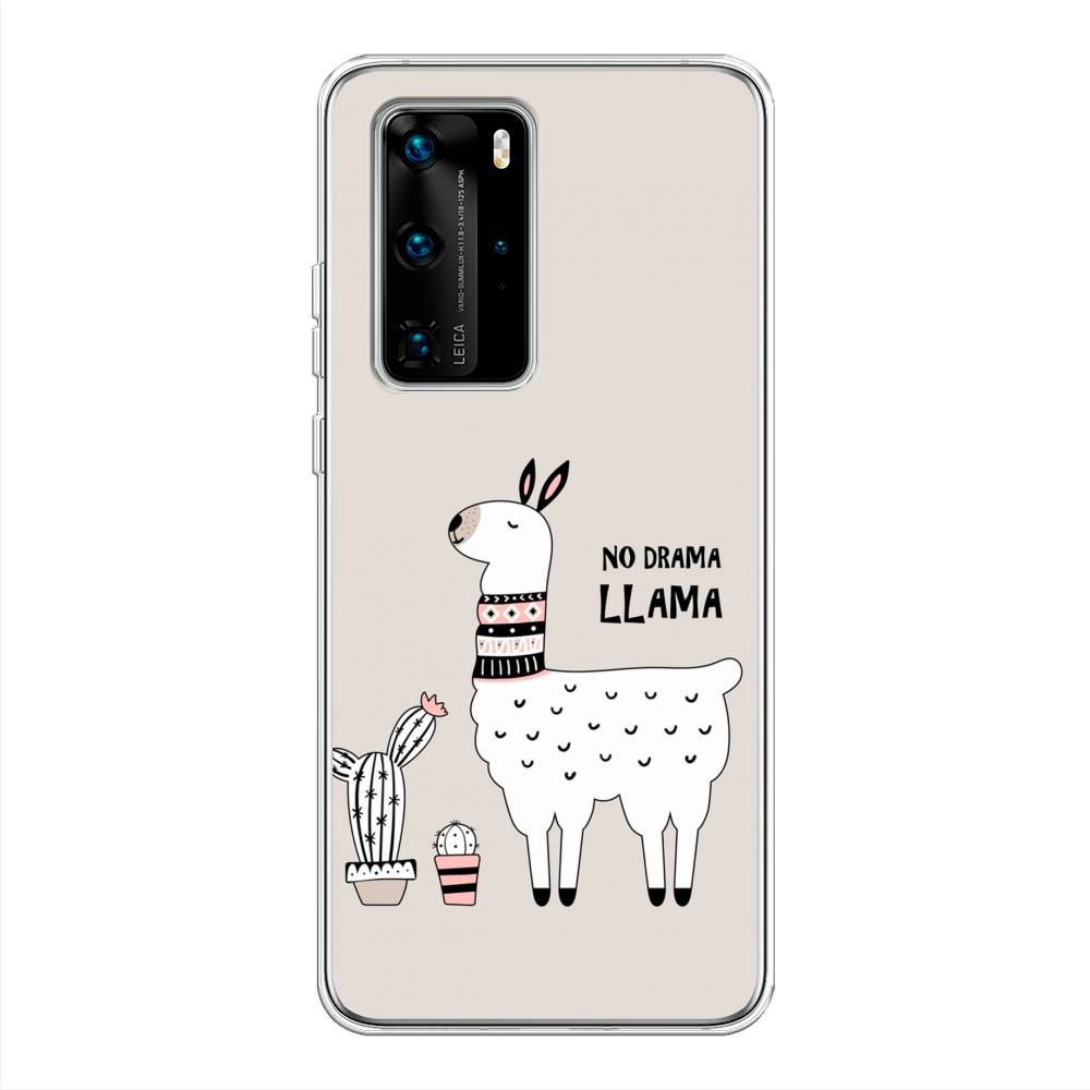 фото Чехол awog "no drama llama" для huawei p40 pro