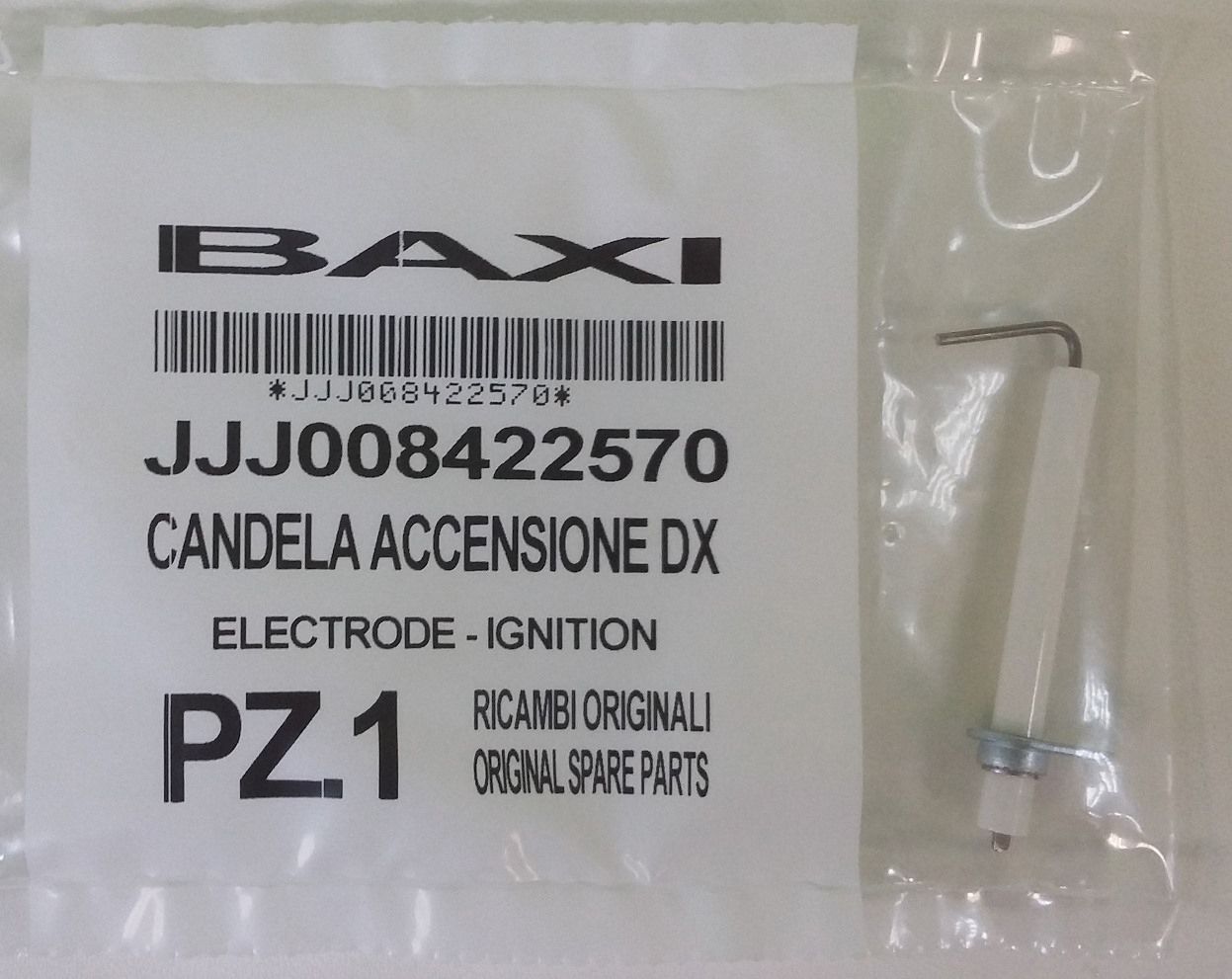 фото Baxi электрод запальный для настенных котлов baxi