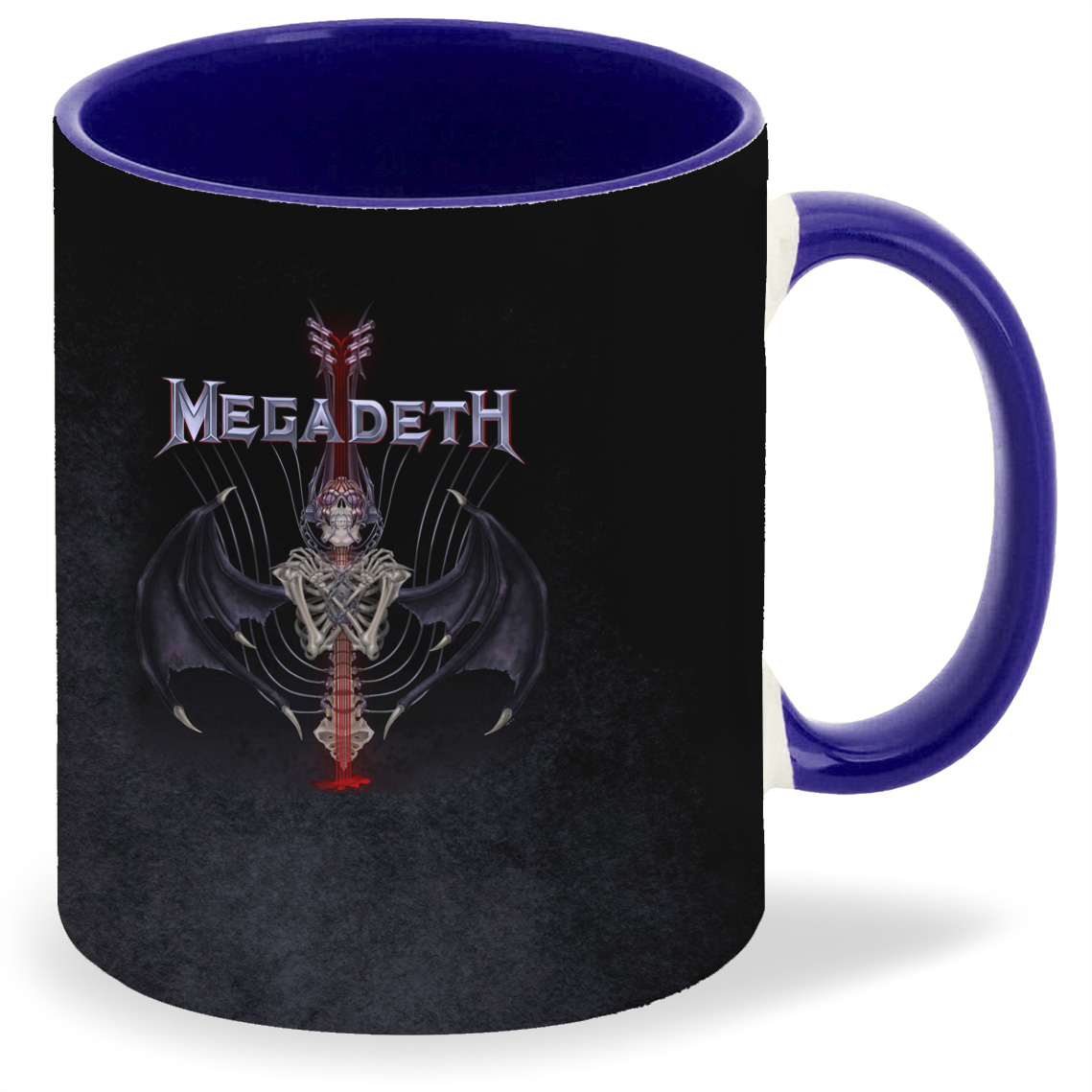 фото Кружка coolpodarok megadeth логотип череп3