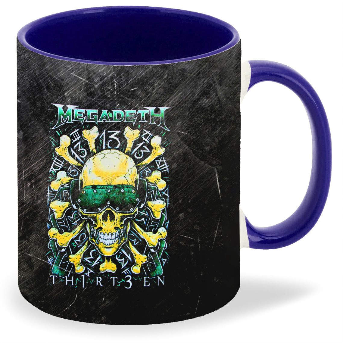 

Кружка CoolPodarok megadeth логотип череп2, megadeth логотип череп2