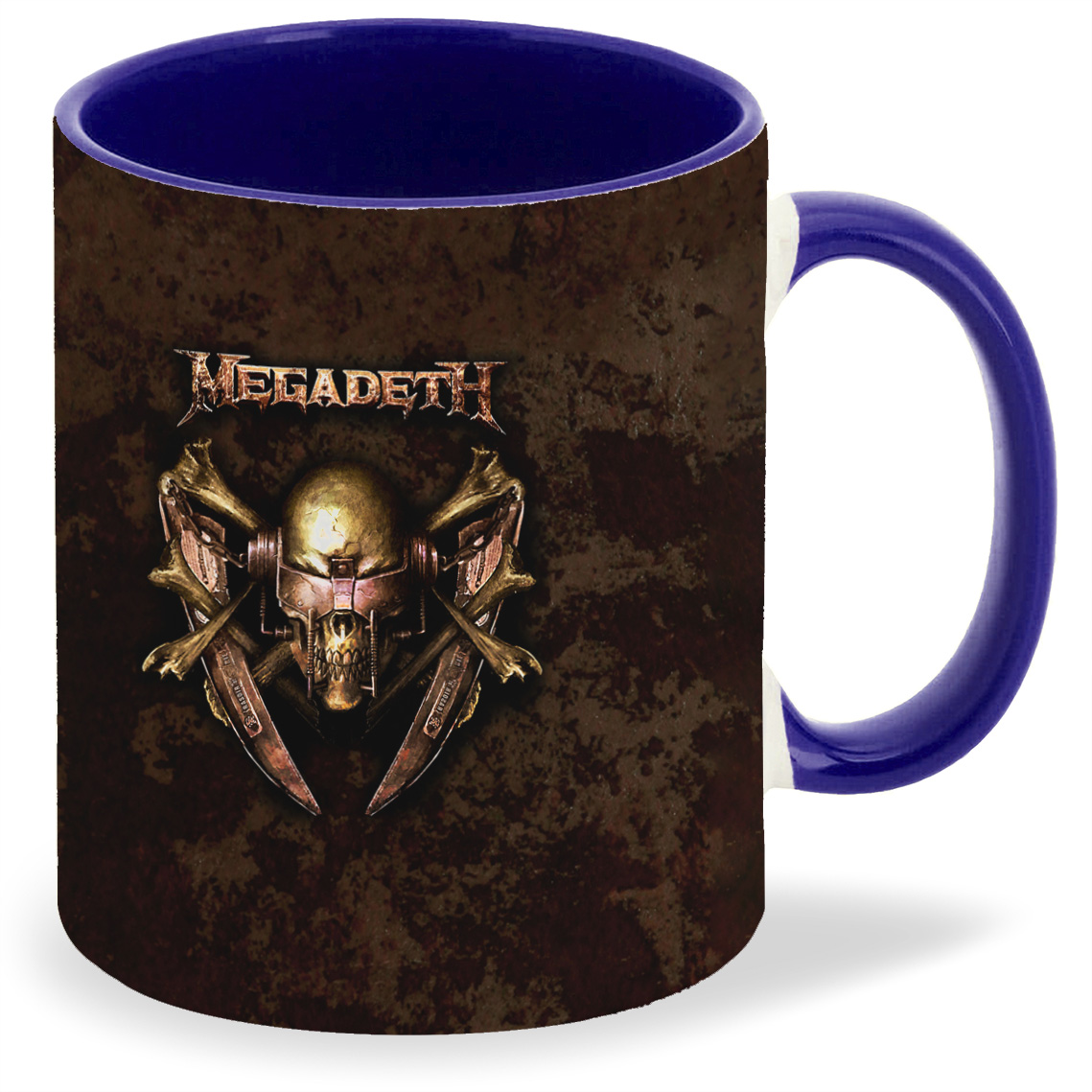 

Кружка CoolPodarok megadeth логотип череп, megadeth логотип череп