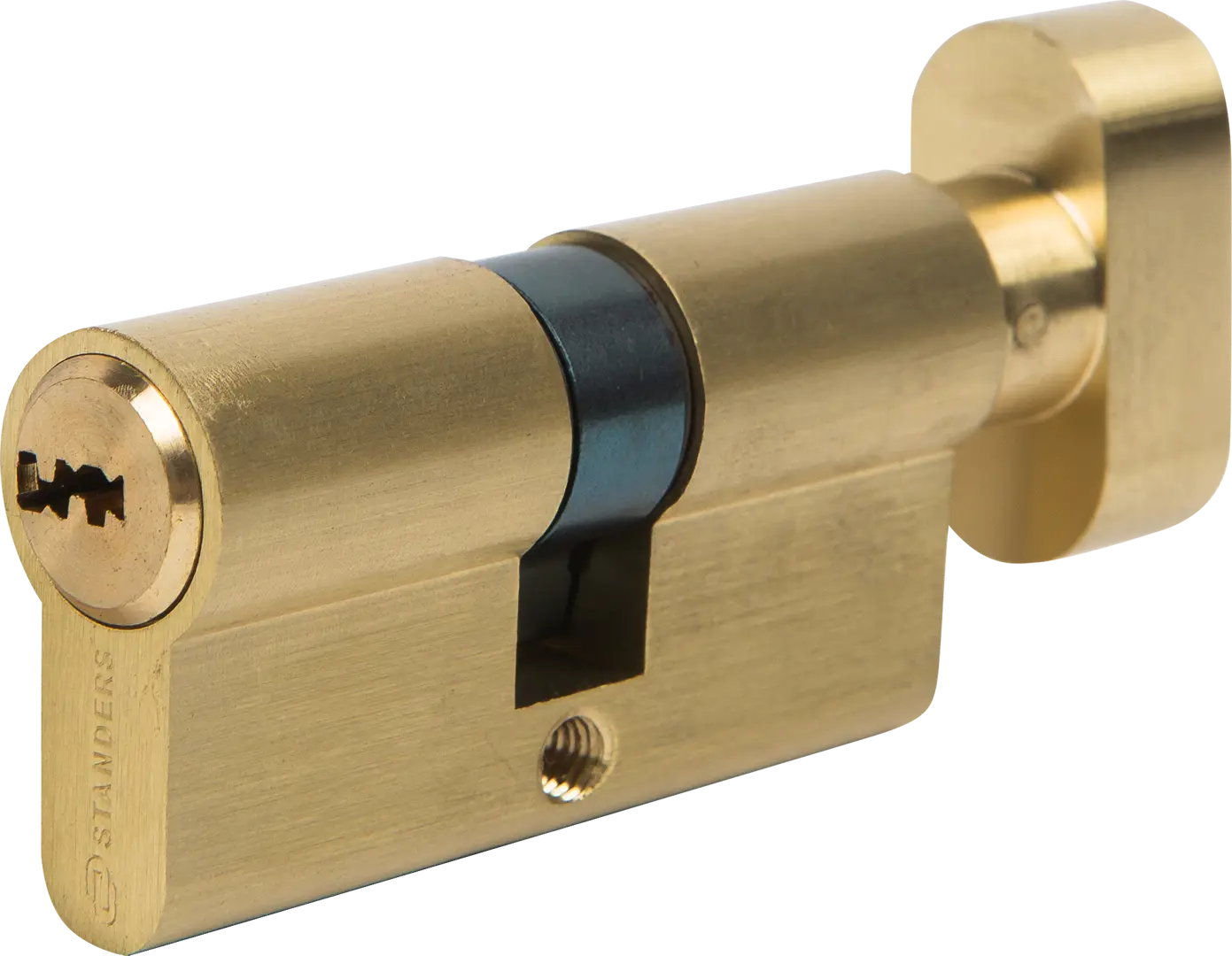 Цилиндр Standers TTBL1-3030NB, 30x30 мм, ключ/вертушка, цвет латунь