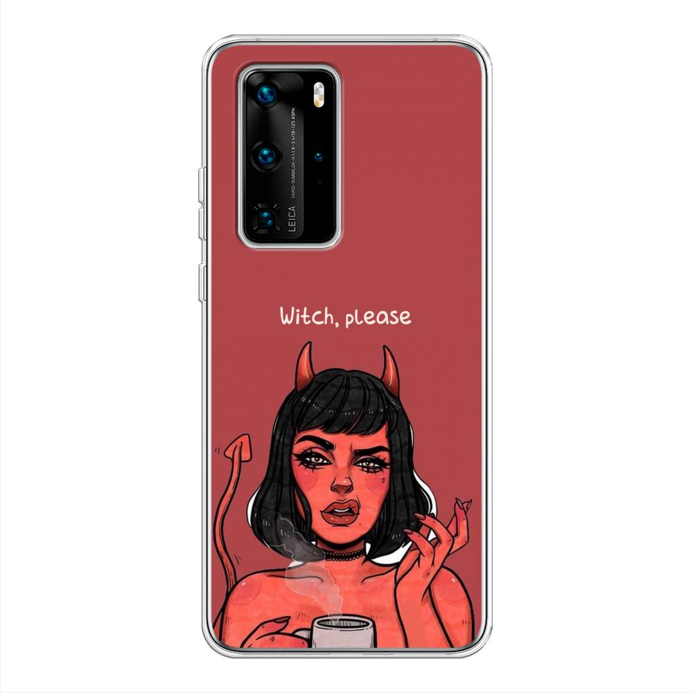 

Чехол Awog на Huawei P40 Pro "Evil Girl", Красный;черный, 610950-6