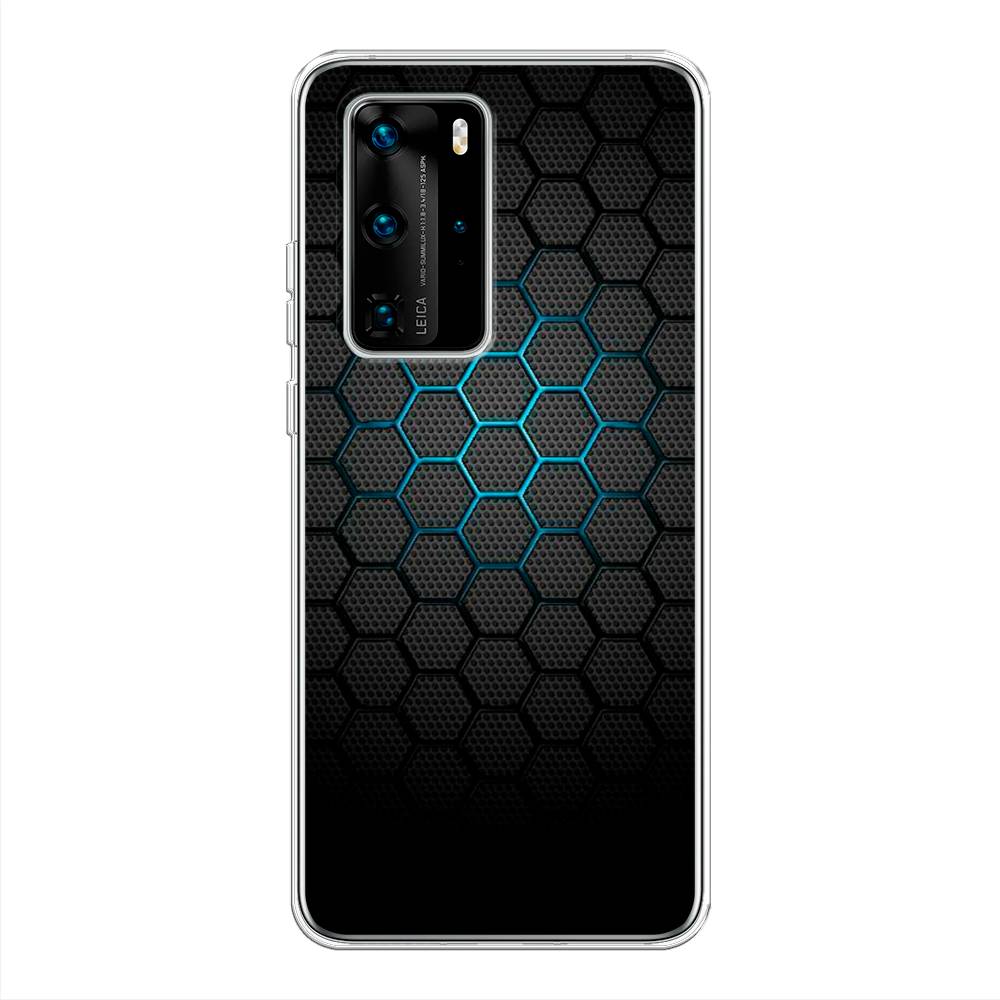 

Чехол Awog "Бирюзовые соты" для Huawei P40 Pro, Голубой;синий;черный, 610950-3