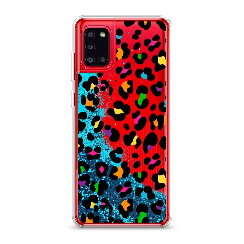 

Жидкий чехол с блестками "Яркий леопард" на Samsung Galaxy A31, 2100393-1