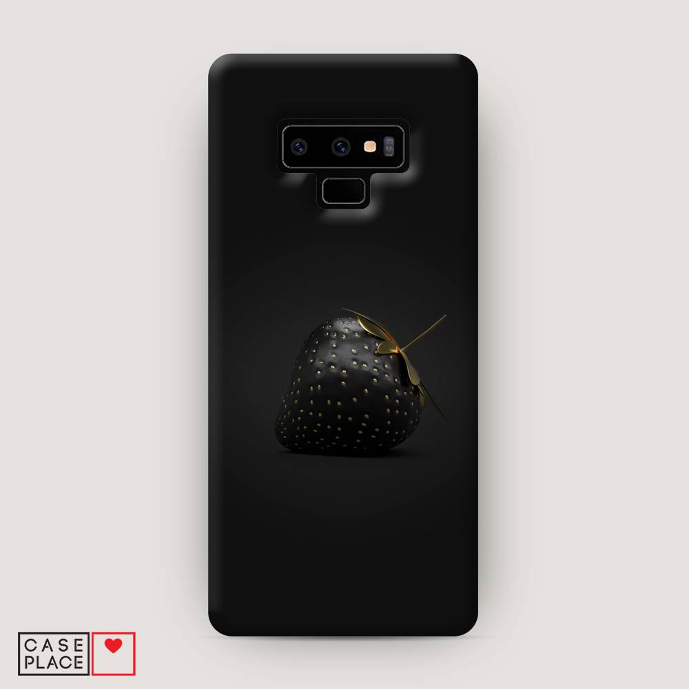 фото Чехол awog "черная клубника" для samsung galaxy note 9