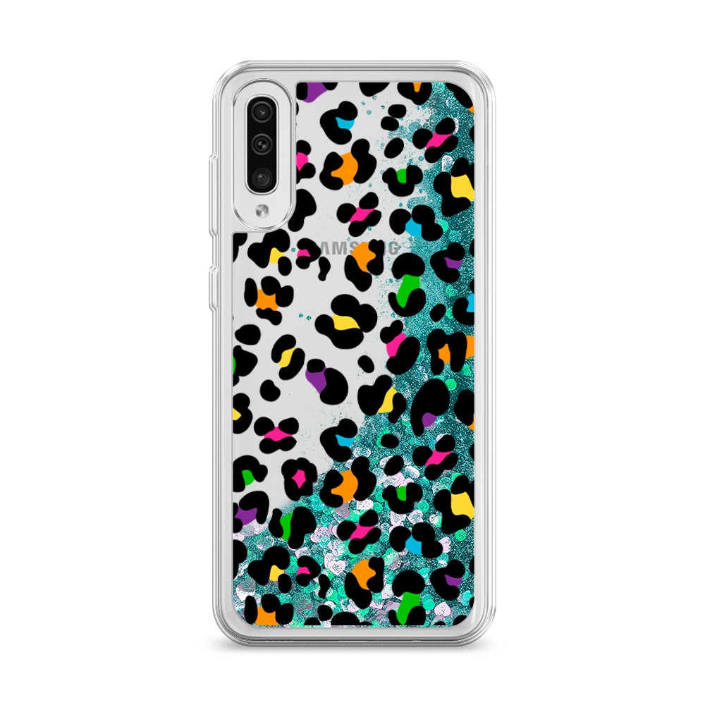 

Жидкий чехол с блестками "Яркий леопард" на Samsung Galaxy A30s, 28895-1