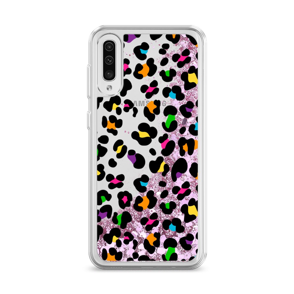 

Жидкий чехол с блестками "Яркий леопард" на Samsung Galaxy A30s