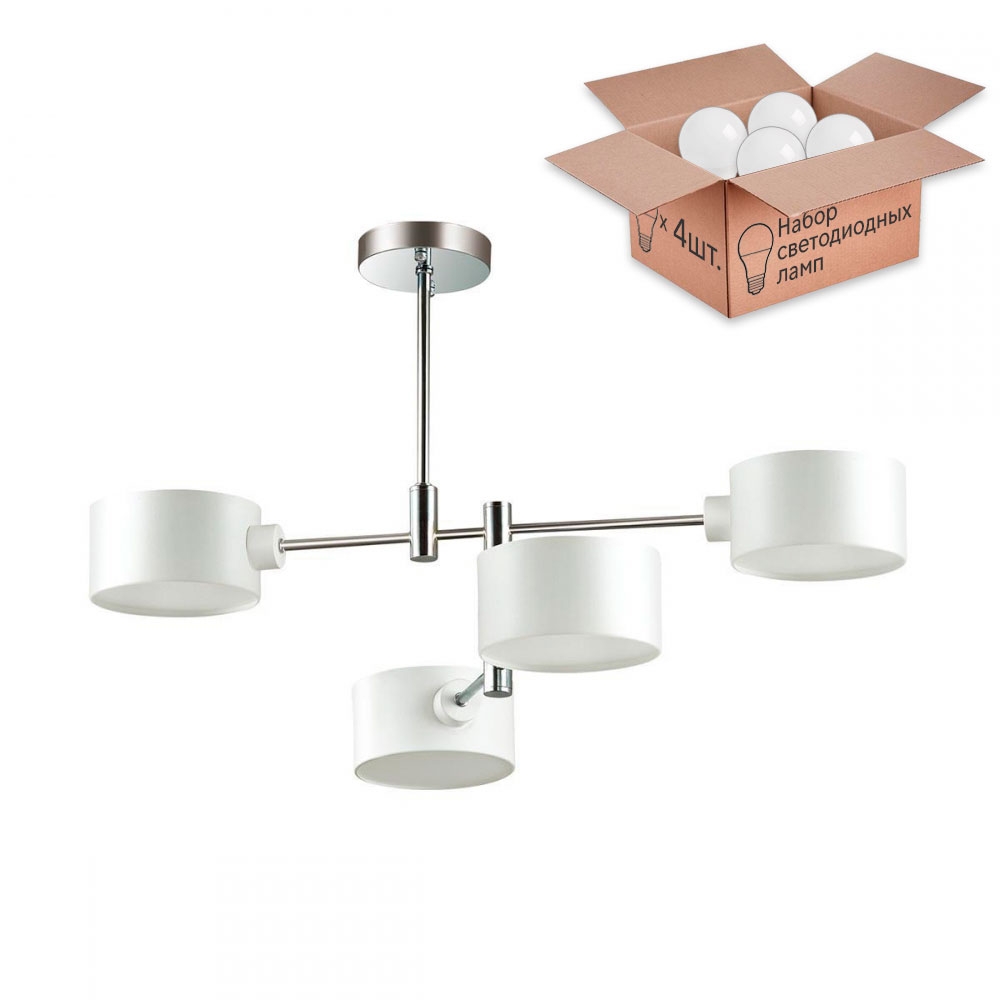 

Люстра Lumion с лампочками Ashley 3742/4C+Lamps, 3742/4C+Lamps