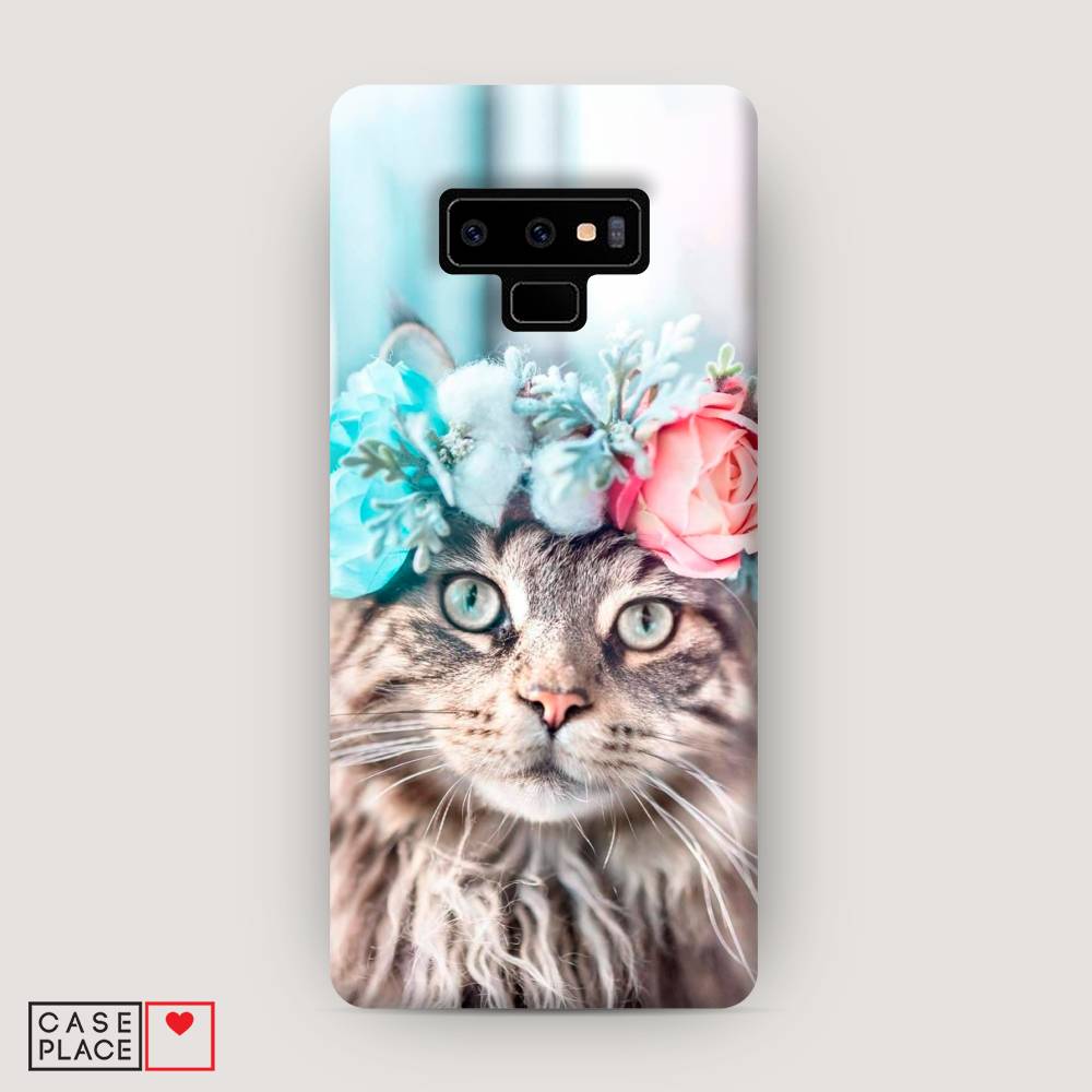 

Чехол Awog "Кот в венке" для Samsung Galaxy Note 9, 26320-1