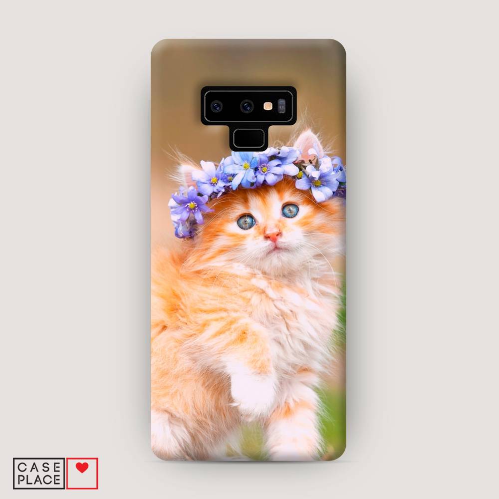 

Чехол Awog "Рыжий кот в венке" для Samsung Galaxy Note 9, 26320-1