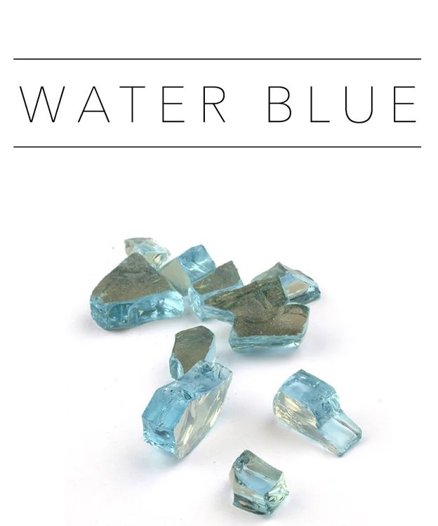 

Стеклянная крошка Premium Water Blue, 500г G83, Голубой