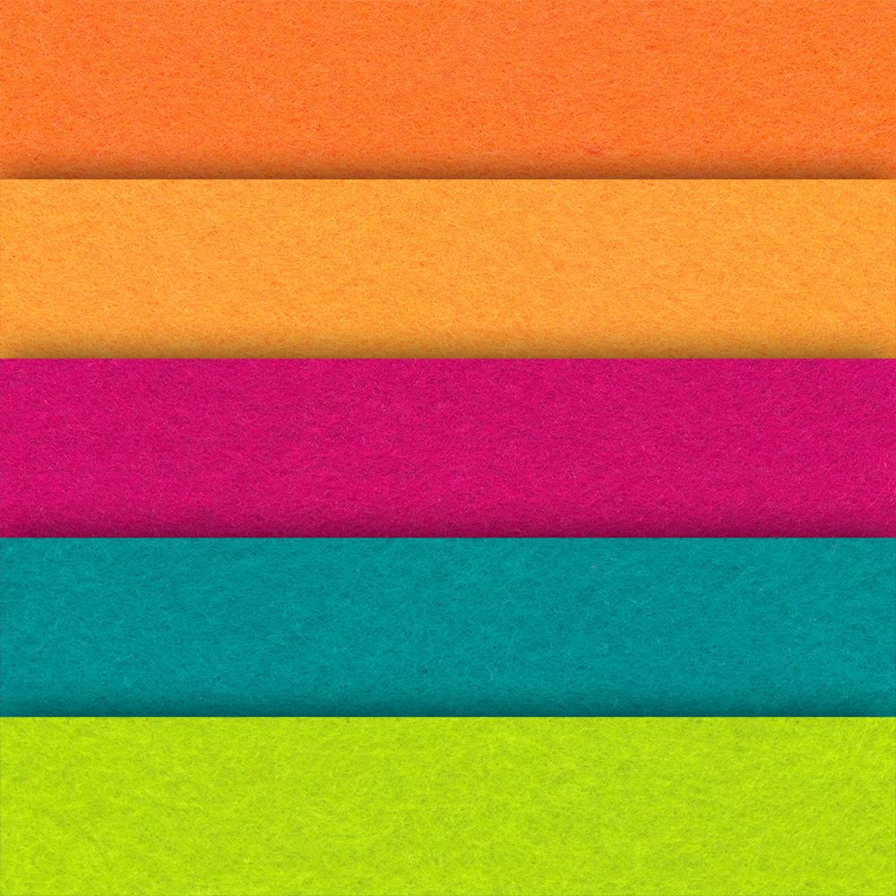 

Фетр BLITZ FKC10-20/30 декоративный 20 см х 30 см 5 шт ассорти №2, Разноцветный, FKC10-20/30