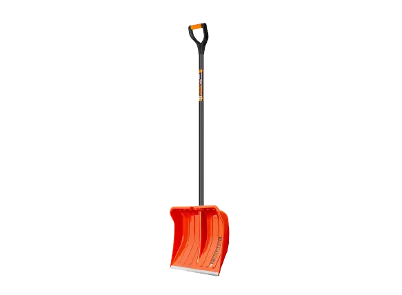 Лопата для уборки снега Finland Orange 1731 55x150 см пластик с черенком