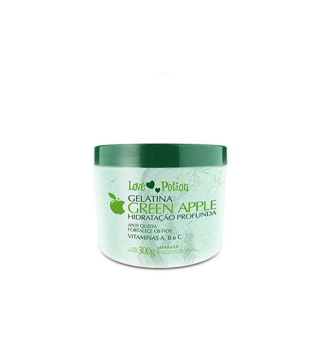 Коллагеновый восполнитель LOVE POTION Gelatina Green Apple 300 мл крем 3 в 1 безопасное окрашивание color service potion 3 in 1