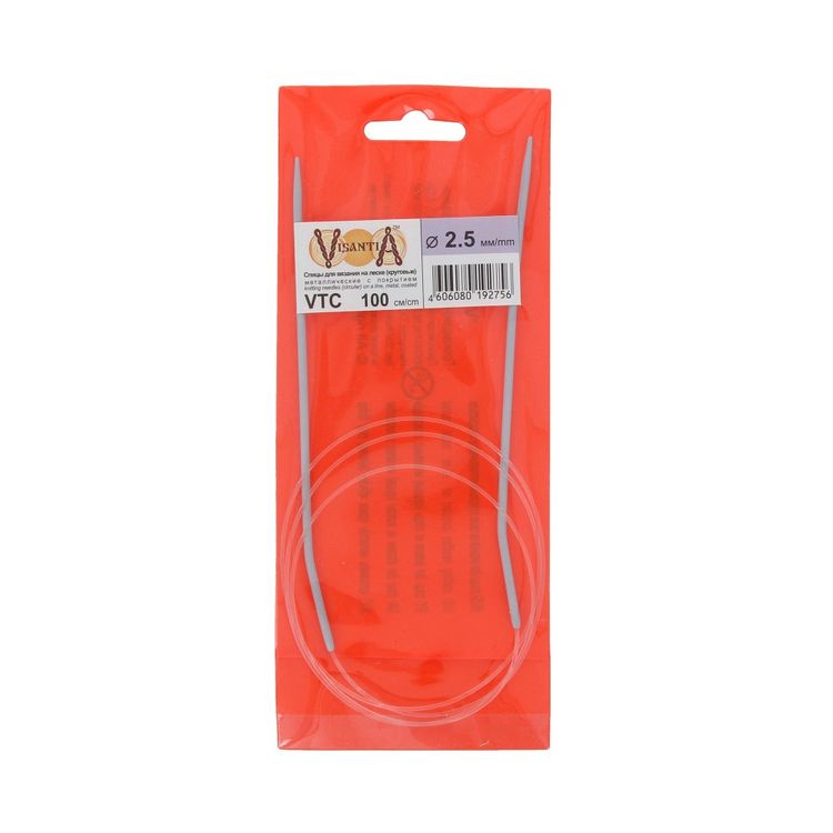 

Спицы круговые, металл, 2,5 мм, 100 см, Visantia VTC_2,5