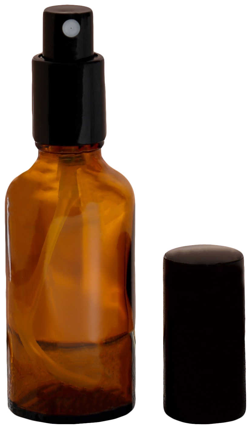 фото Флакон для парфюма «простота», с распылителем, 50 мл, цвет коричневый/чёрный onlitop