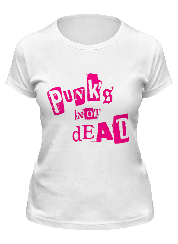 

Футболка женская Printio Punks not dead белая M, Белый, Punks not dead