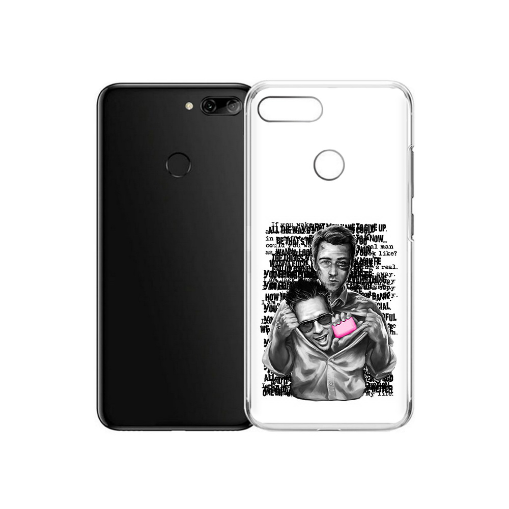 

Чехол MyPads Tocco для Alcatel 1S бойцовский клуб (PT227137.662.242), Прозрачный, Tocco