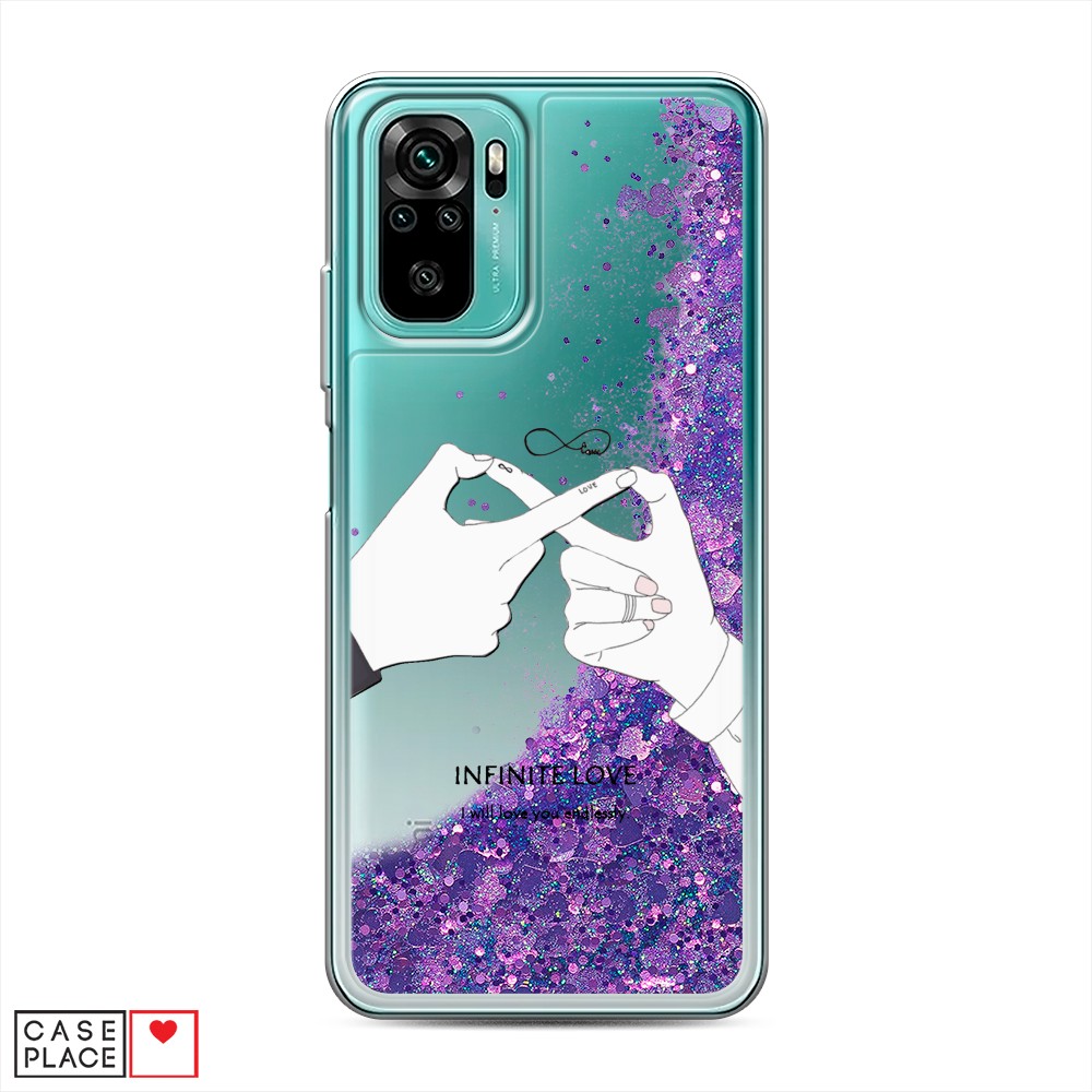 

Чехол Awog на Xiaomi Redmi Note 10/Note 10S/M5s "Любовь навсегда", Разноцветный, 39792-1
