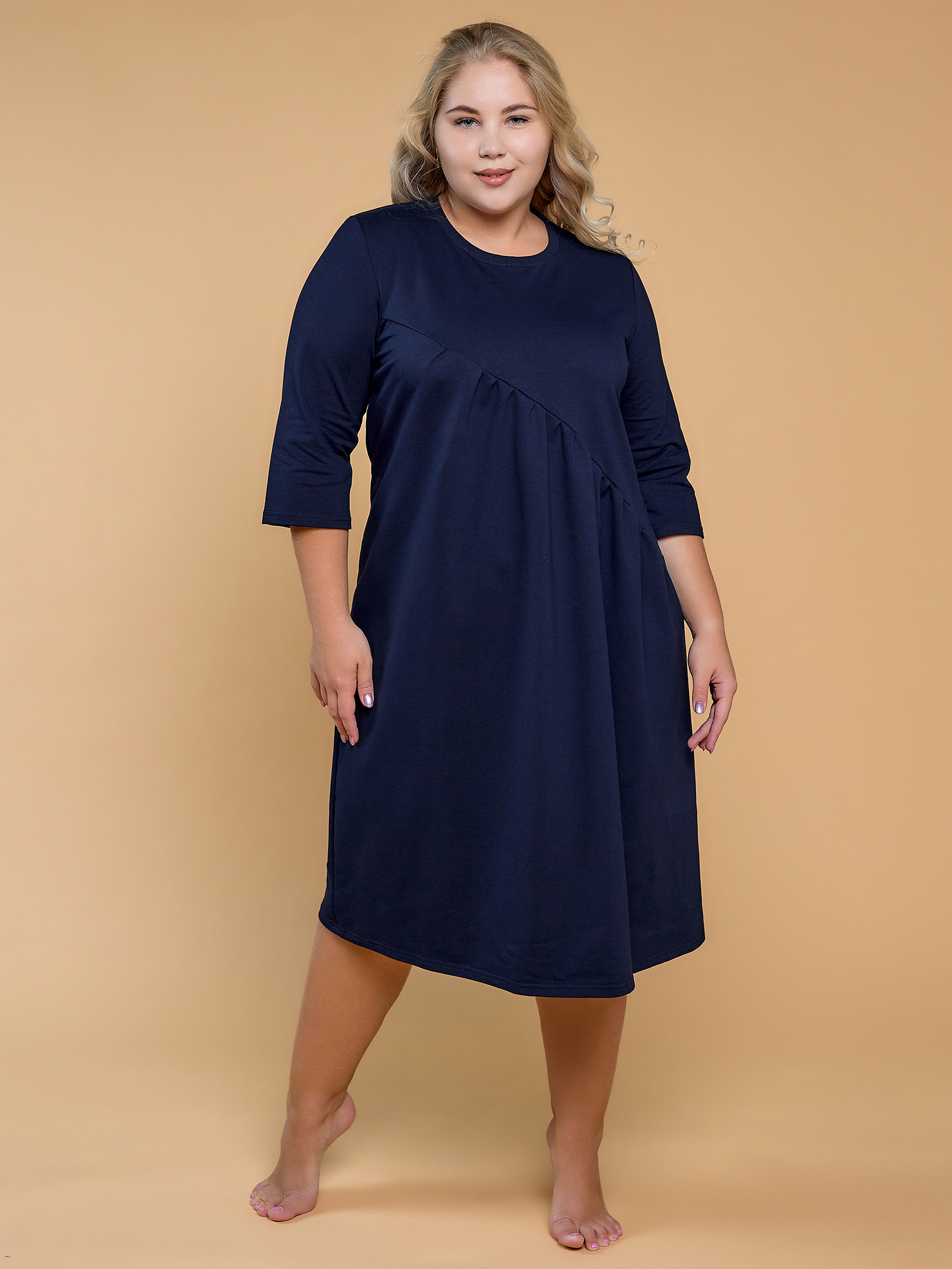 Платье женское НиРо 597 синее 60 RU