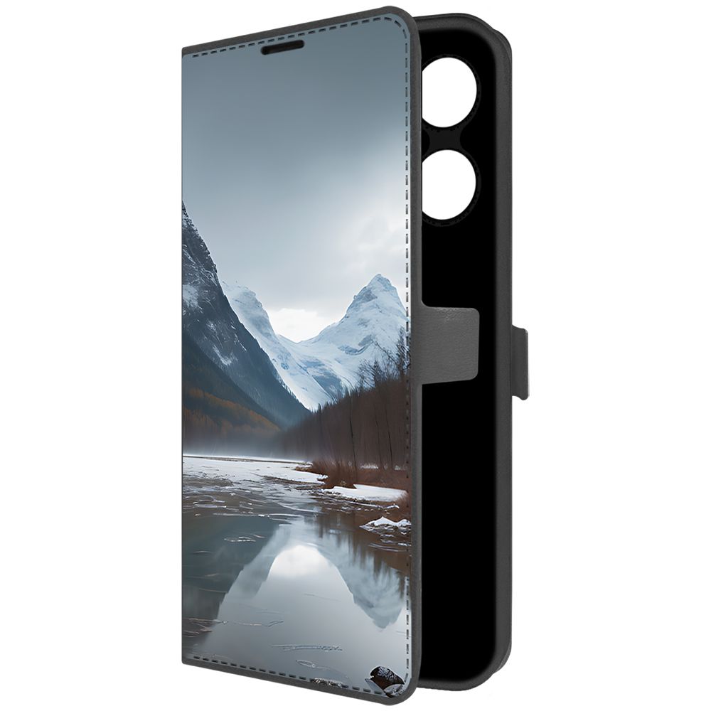 

Чехол-книжка Krutoff Eco Book для Infinix Smart 7 Plus Весенняя оттепель (черный)