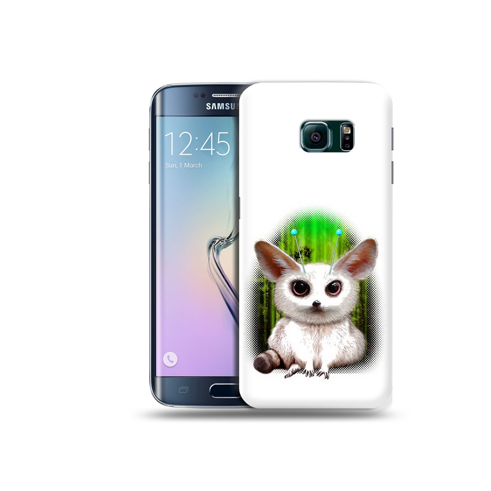

Чехол MyPads Tocco для Samsung Galaxy S6 Edge пушистое животное, Прозрачный, Tocco