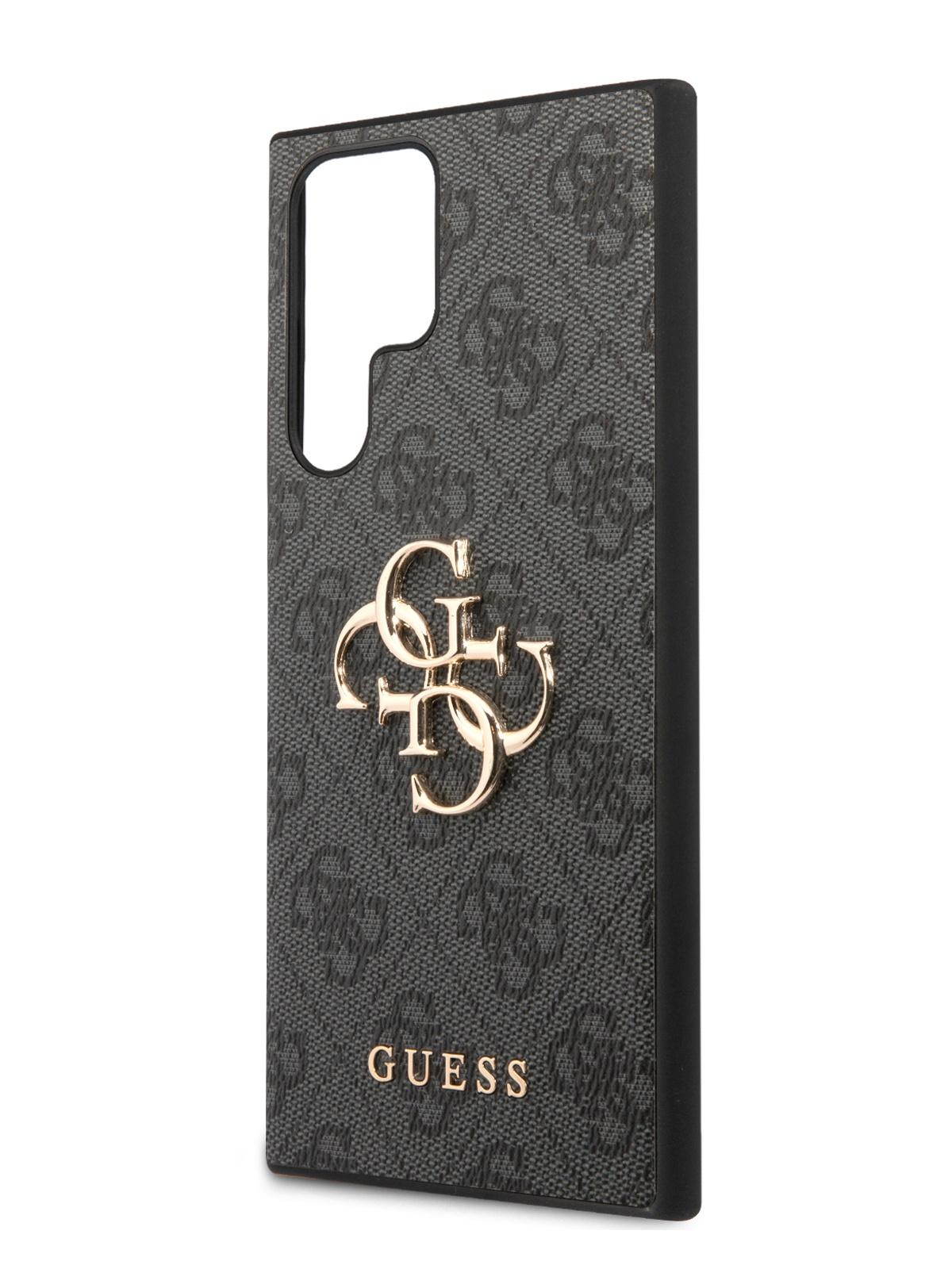 Чехол Guess для Samsung Galaxy S24 Ultra 4G Big metal logo Hard Brown