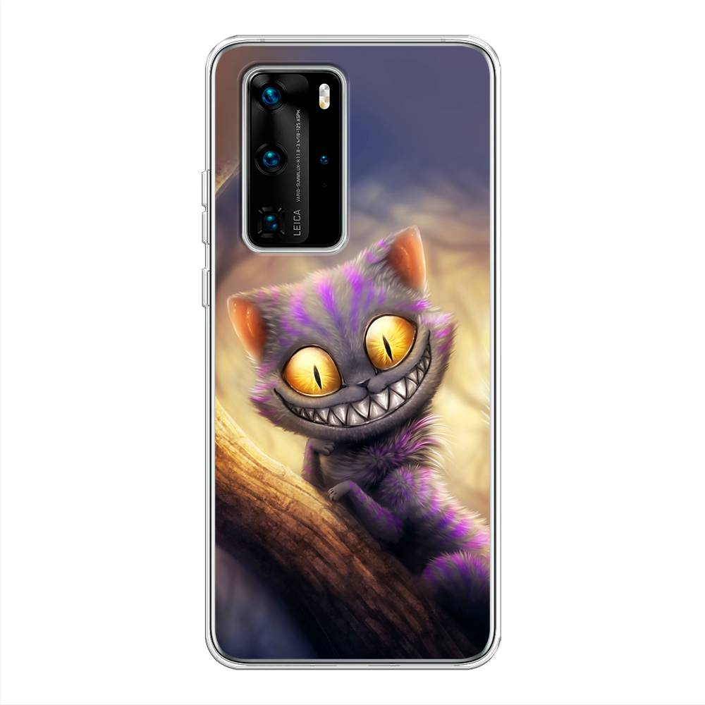 

Чехол Awog на Huawei P40 Pro "Cheshire Cat", Фиолетовый;желтый, 610950-1