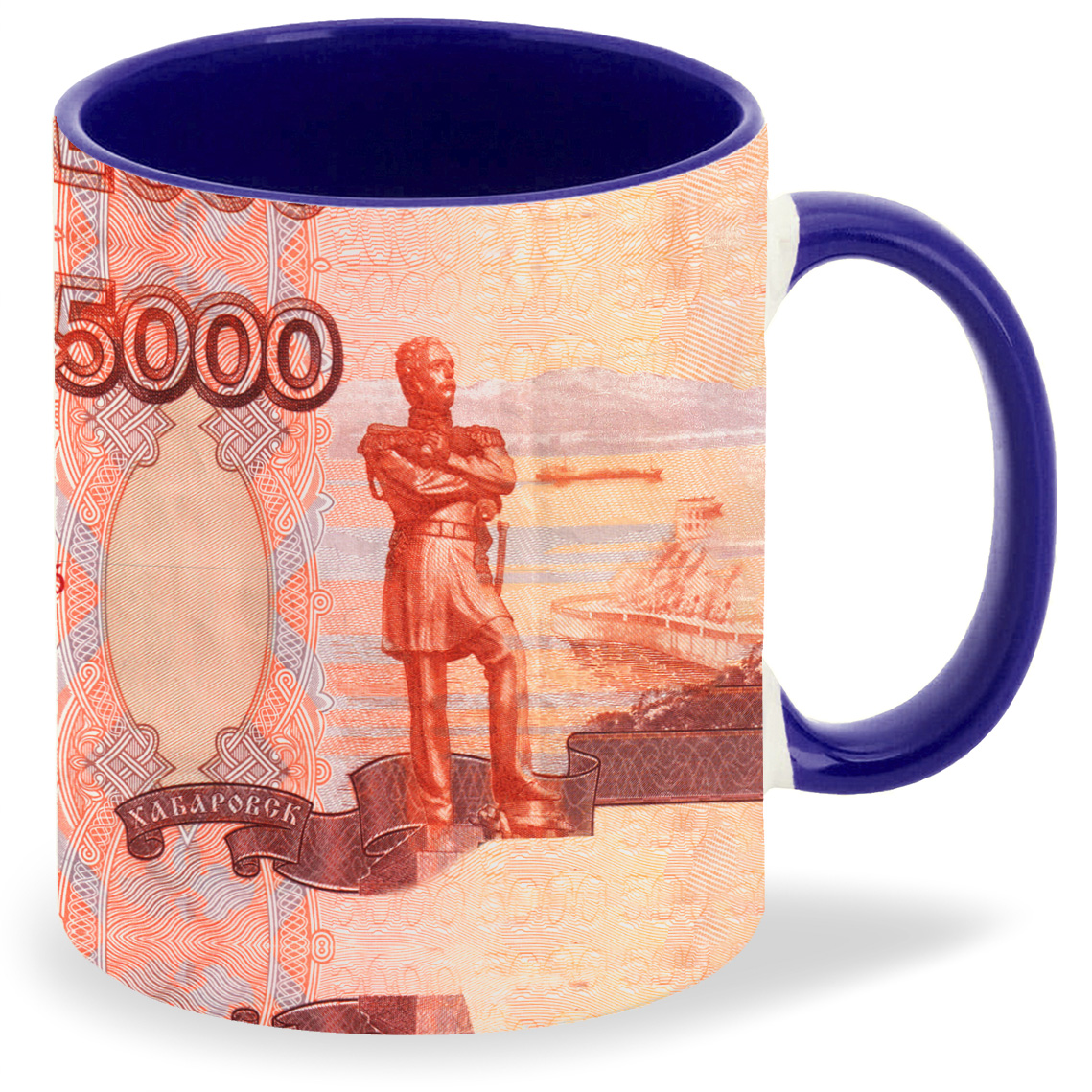 

Кружка CoolPodarok 5000 рублей Пять тысяч рублей, 5000 рублей Пять тысяч рублей