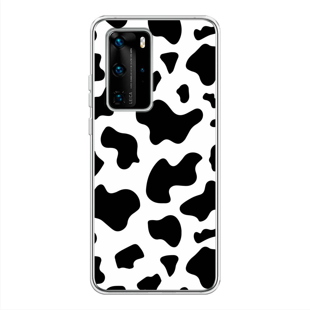 

Чехол Awog на Huawei P40 Pro "Пятна коровы", Белый;черный, 610950-1