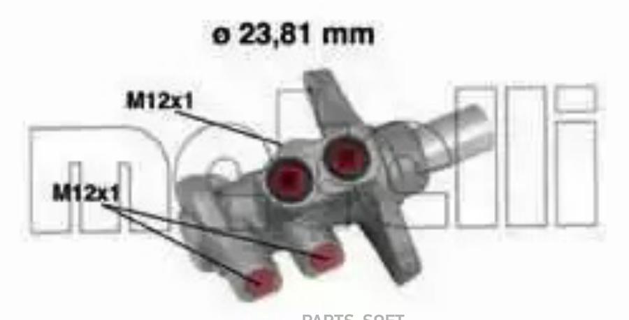 Главный Тормозной Цилиндр Metelli 050639